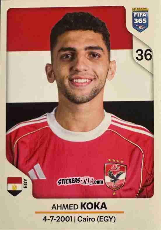 Sticker Ahmed Koka - Fifa 365 2026 n. 71 - Panini