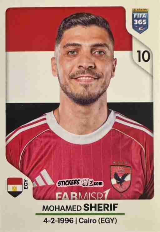 Sticker Mohamed Sherif - Fifa 365 2026 n. 80 - Panini