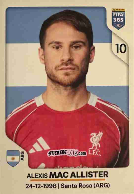 Cromo Alexis Mac Allister - Fifa 365 2026 n. 89 - Panini