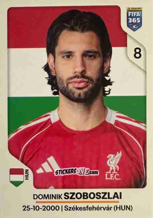 Figurina Dominik Szoboszlai - Fifa 365 2026 n. 90 - Panini