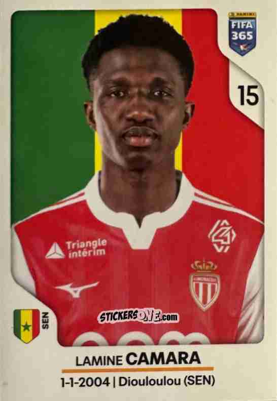 Sticker Lamine Camara - Fifa 365 2026 n. 105 - Panini