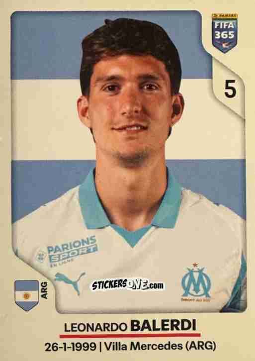 Sticker Leonardo Balerdi - Fifa 365 2026 n. 119 - Panini