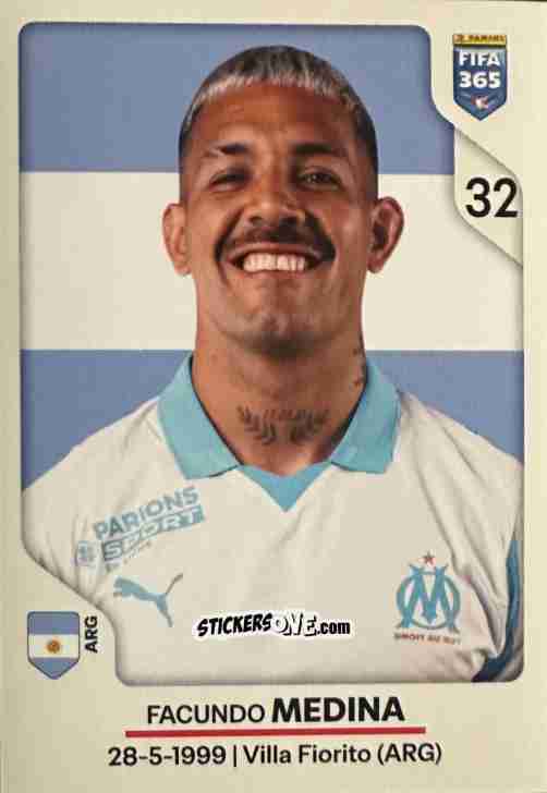 Cromo Facundo Medina - Fifa 365 2026 n. 120 - Panini
