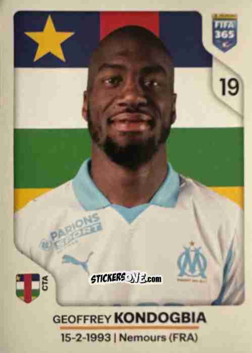 Sticker Geoffrey Kondogbia - Fifa 365 2026 n. 123 - Panini
