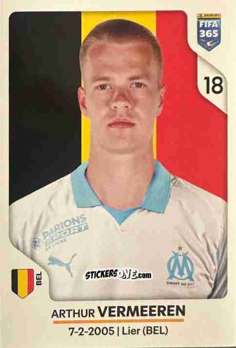 Sticker Arthur Vermeeren - Fifa 365 2026 n. 125 - Panini