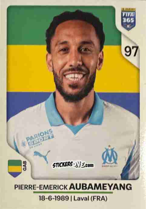 Sticker Pierre-Emerick Aubameyang - Fifa 365 2026 n. 132 - Panini