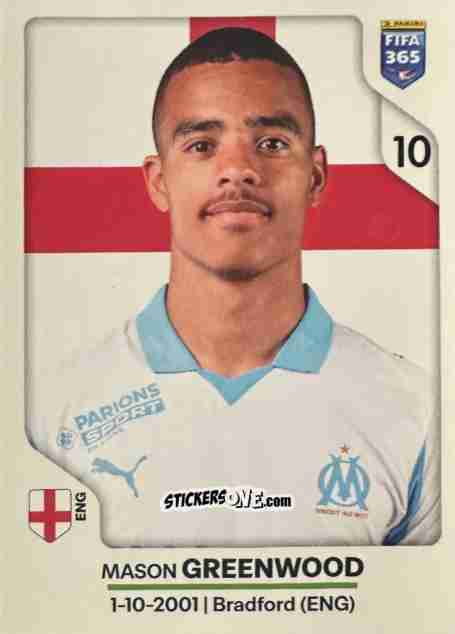 Figurina Mason Greenwood - Fifa 365 2026 n. 134 - Panini