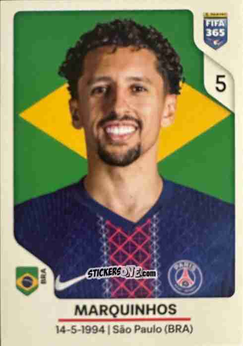 Figurina Marquinhos - Fifa 365 2026 n. 155 - Panini
