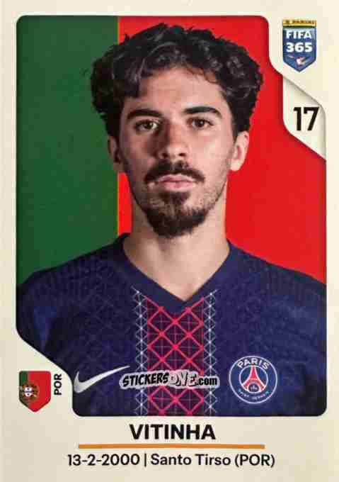 Cromo Vitinha - Fifa 365 2026 n. 159 - Panini