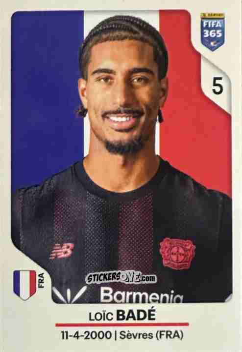 Figurina Loïc Badé - Fifa 365 2026 n. 172 - Panini