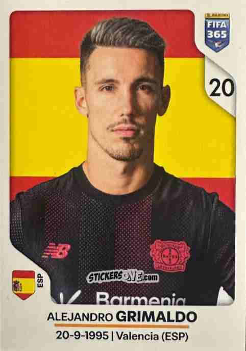 Figurina Alejandro Grimaldo - Fifa 365 2026 n. 176 - Panini