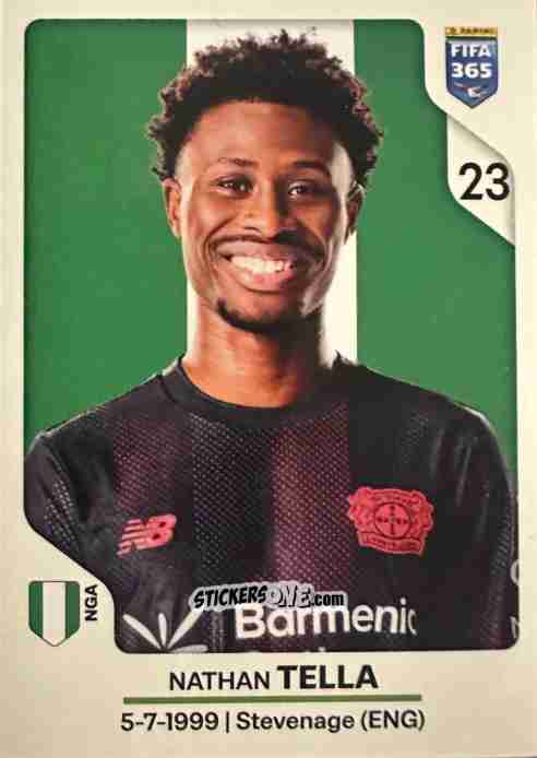 Figurina Nathan Tella - Fifa 365 2026 n. 186 - Panini
