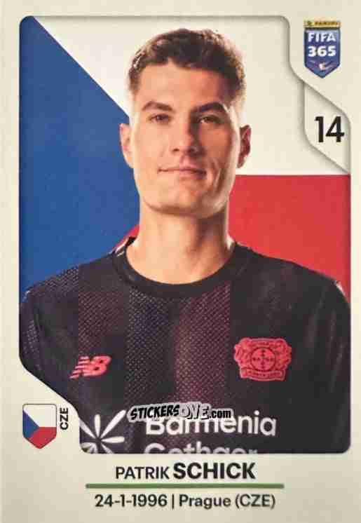 Sticker Patrik Schick - Fifa 365 2026 n. 188 - Panini