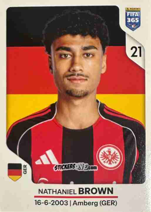 Figurina Nathaniel Brown - Fifa 365 2026 n. 194 - Panini