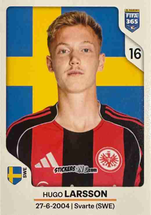 Sticker Hugo Larsson - Fifa 365 2026 n. 197 - Panini