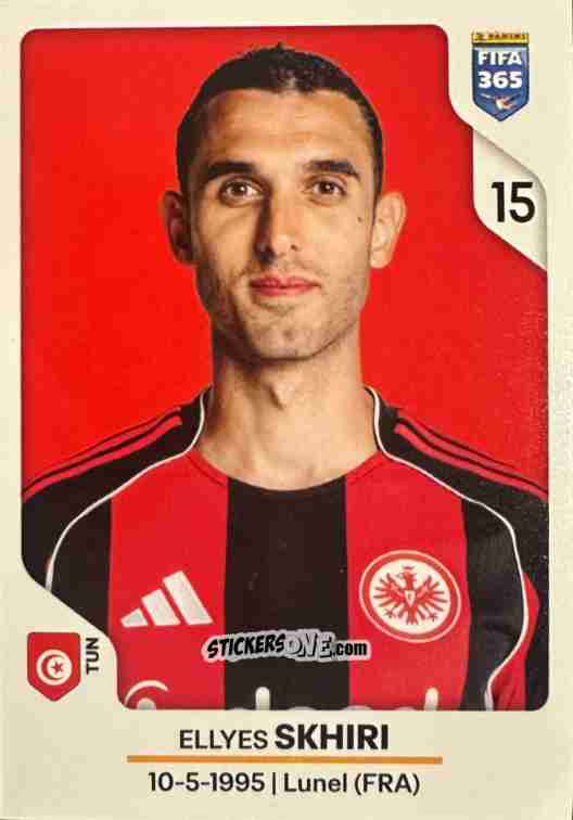 Sticker Ellyes Skhiri - Fifa 365 2026 n. 198 - Panini