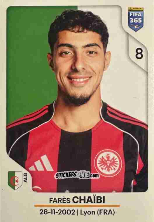 Sticker Farès Chaïbi - Fifa 365 2026 n. 199 - Panini
