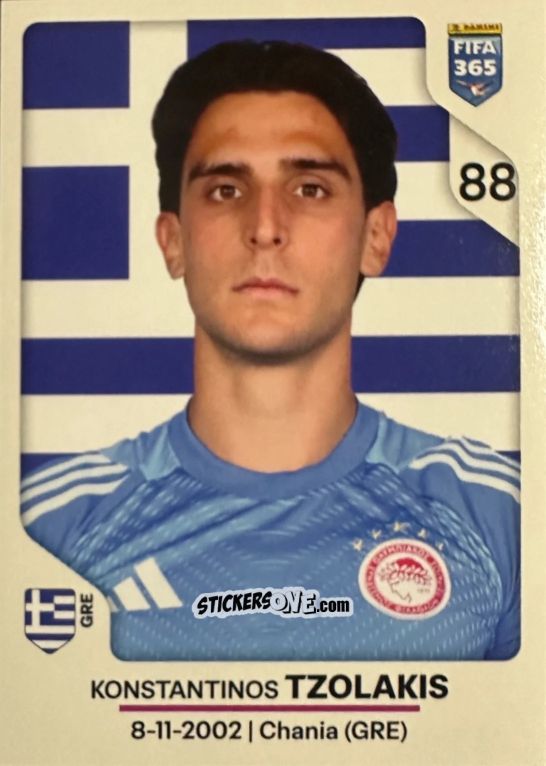 Figurina Konstantinos Tzolakis - Fifa 365 2026 n. 207 - Panini