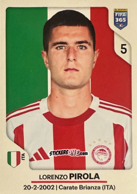 Figurina Lorenzo Pirola - Fifa 365 2026 n. 209 - Panini