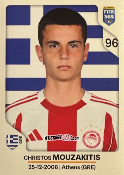 Sticker Christos Mouzakitis - Fifa 365 2026 n. 216 - Panini