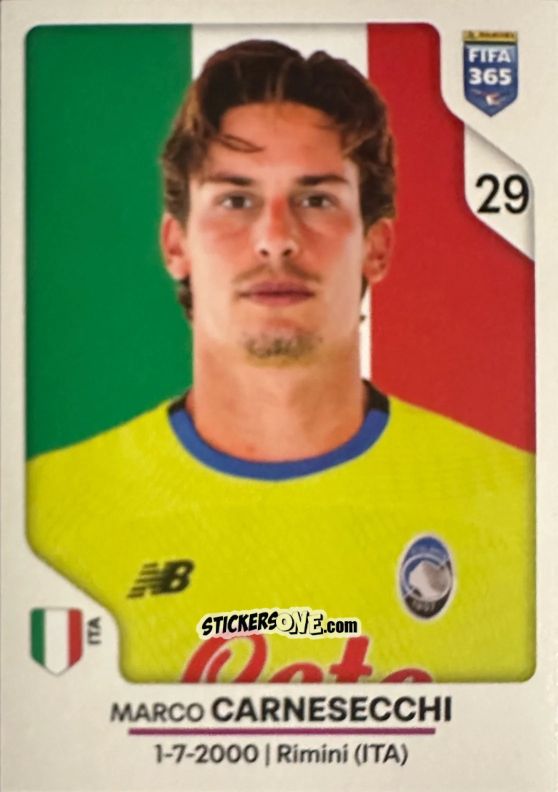 Sticker Marco Carnesecchi - Fifa 365 2026 n. 225 - Panini