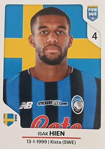 Cromo Isak Hien - Fifa 365 2026 n. 227 - Panini