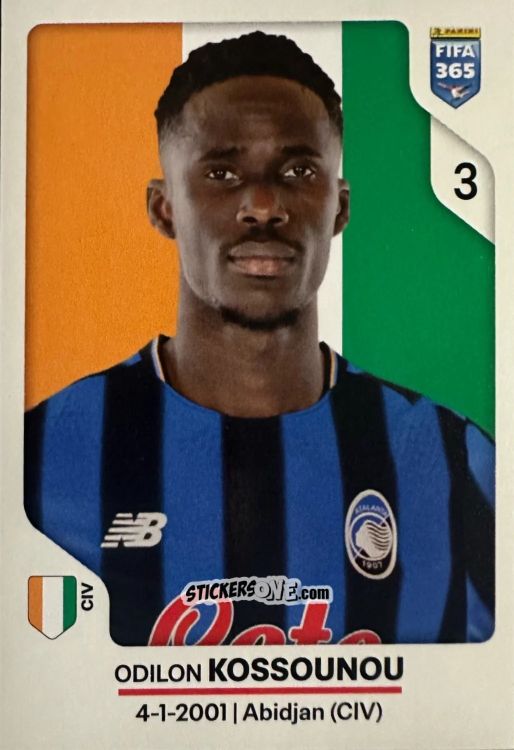 Cromo Odilon Kossounou - Fifa 365 2026 n. 229 - Panini