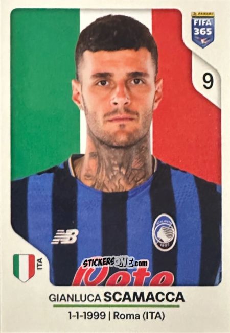 Sticker Gianluca Scamacca - Fifa 365 2026 n. 240 - Panini