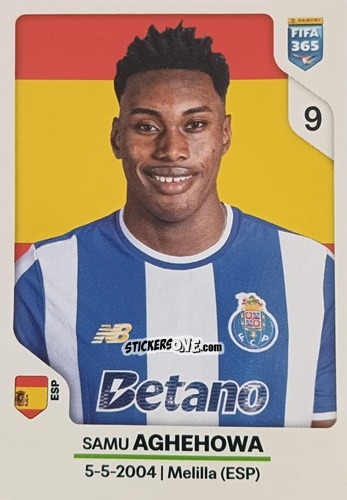Cromo Samu Aghehowa (FC Porto) - Fifa 365 2026 n. 246 - Panini
