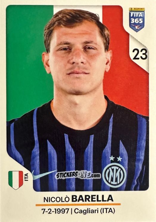 Figurina Nicolò Barella - Fifa 365 2026 n. 271 - Panini