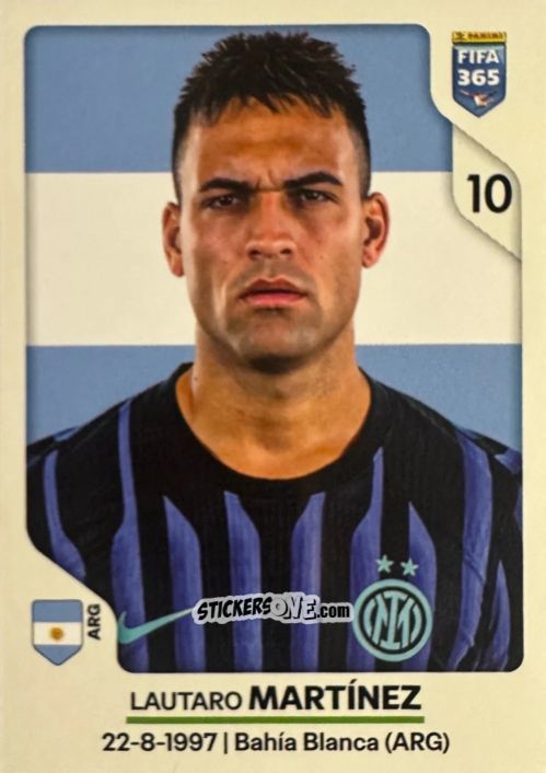 Figurina Lautaro Martínez - Fifa 365 2026 n. 276 - Panini