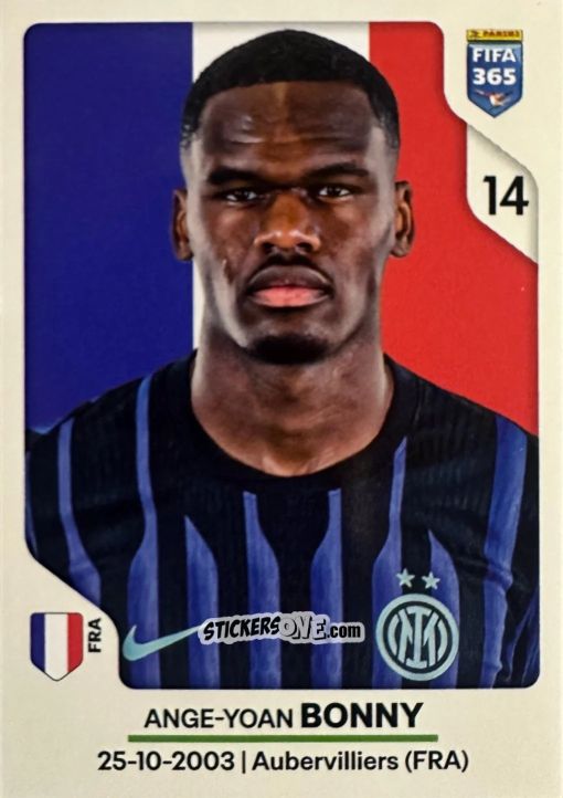 Figurina Ange-Yoan Bonny - Fifa 365 2026 n. 277 - Panini