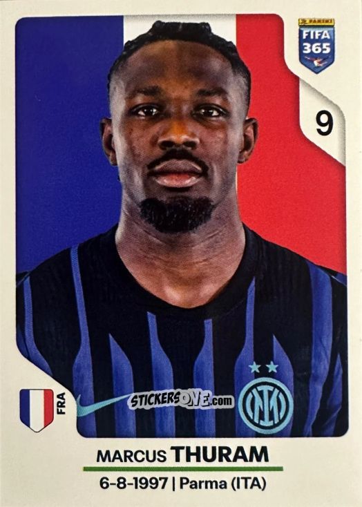 Figurina Marcus Thuram - Fifa 365 2026 n. 278 - Panini