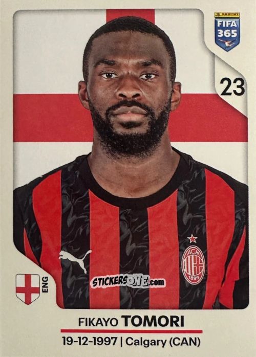 Sticker Fikayo Tomori - Fifa 365 2026 n. 280 - Panini