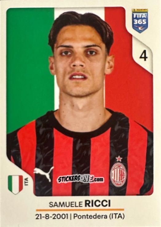 Sticker Samuele Ricci - Fifa 365 2026 n. 286 - Panini