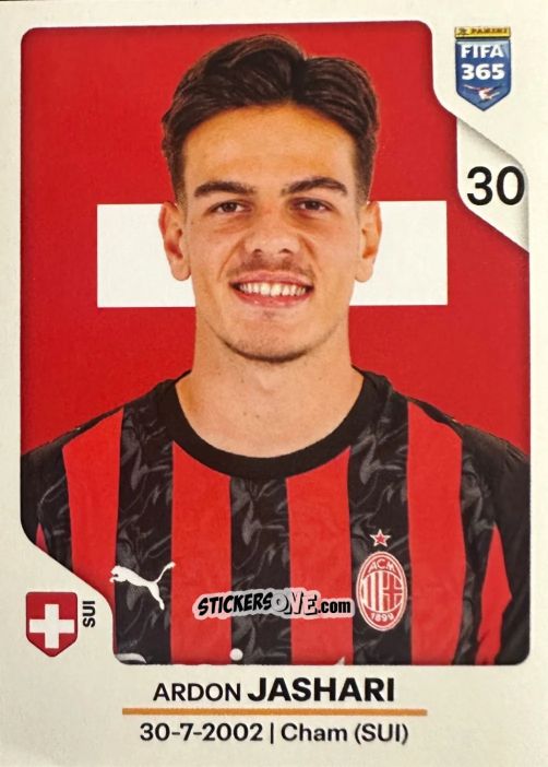Figurina Ardon Jashari - Fifa 365 2026 n. 288 - Panini