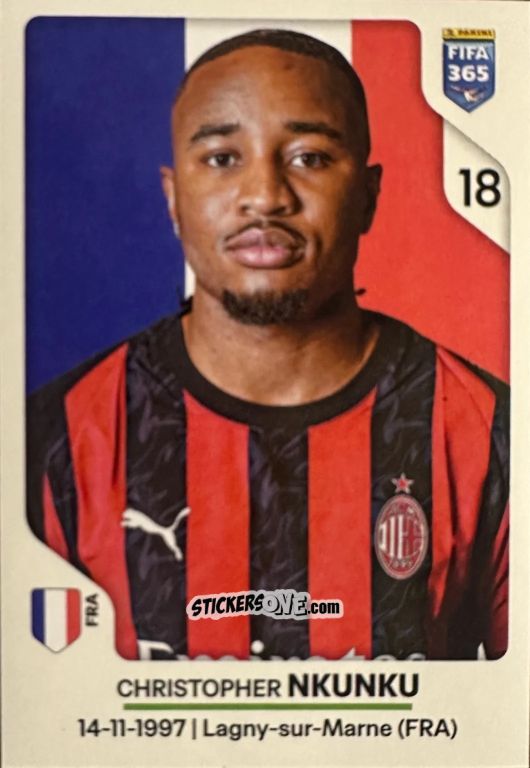 Figurina Christopher Nkunku - Fifa 365 2026 n. 294 - Panini