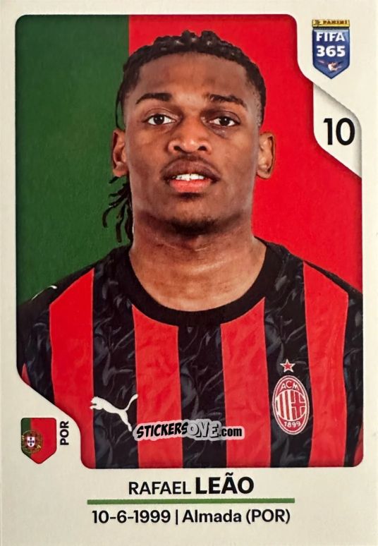 Cromo Rafael Leão - Fifa 365 2026 n. 295 - Panini
