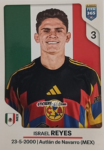 Sticker Israel Reyes - Fifa 365 2026 n. 298 - Panini