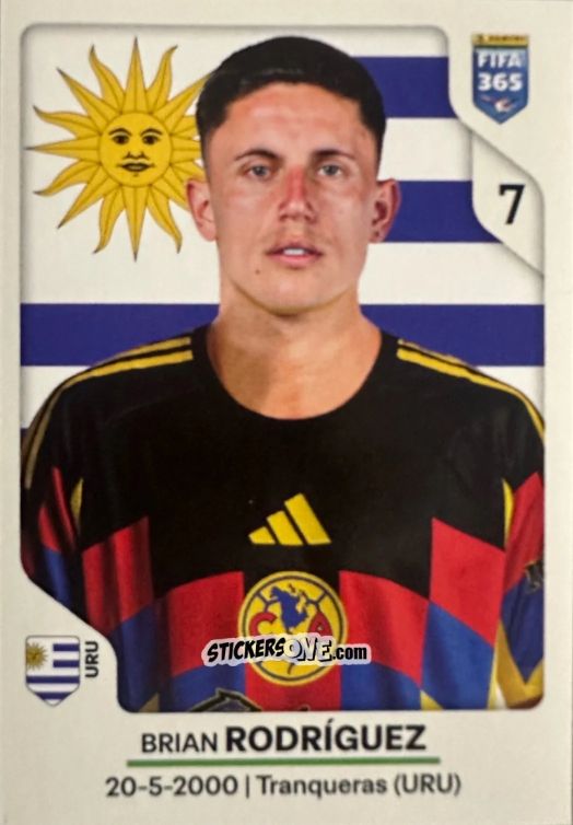 Sticker Brian Rodríguez - Fifa 365 2026 n. 311 - Panini