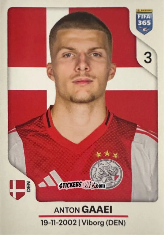 Cromo Anton Gaaei - Fifa 365 2026 n. 319 - Panini