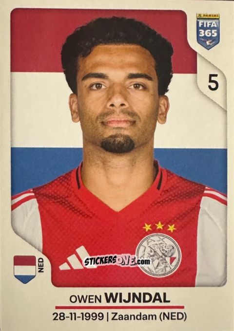 Figurina Owen Wijndal - Fifa 365 2026 n. 320 - Panini