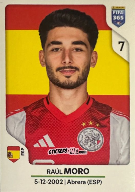 Sticker Raul Moro - Fifa 365 2026 n. 329 - Panini