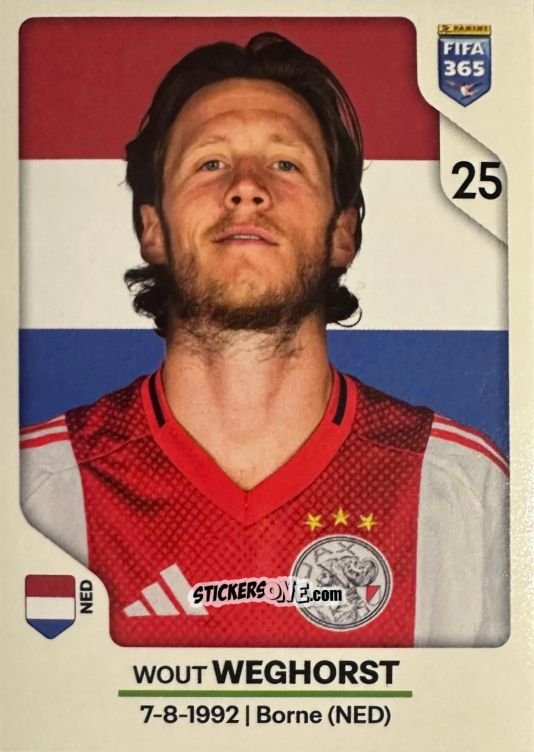 Sticker Wout Weghorst - Fifa 365 2026 n. 332 - Panini