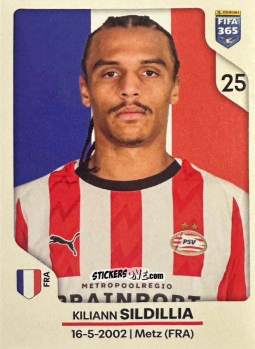 Sticker Kiliann Sildillia - Fifa 365 2026 n. 336 - Panini