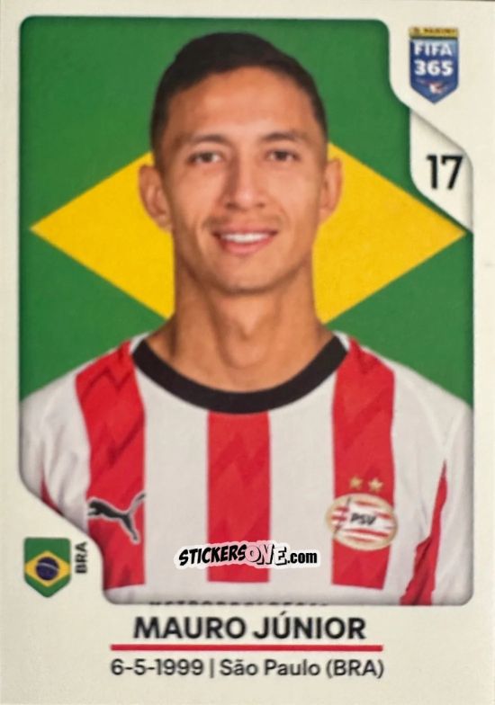 Figurina Mauro Junior - Fifa 365 2026 n. 338 - Panini