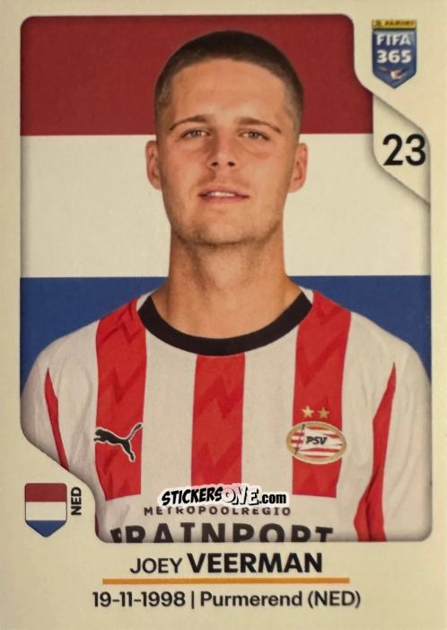Sticker Joey Veerman - Fifa 365 2026 n. 341 - Panini