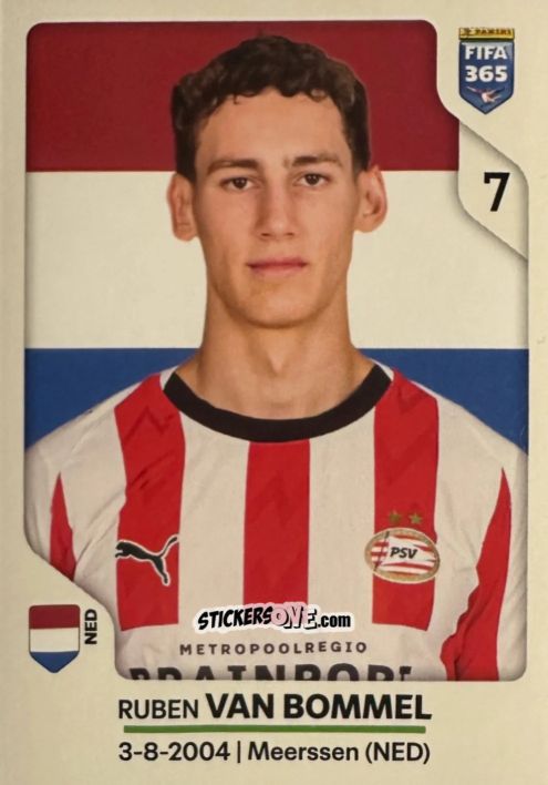 Cromo Ruben Van Bommel - Fifa 365 2026 n. 348 - Panini