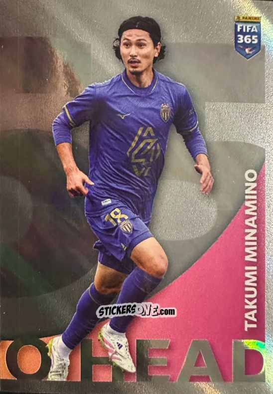 Cromo Takumi Minamino (AS Monaco) - Fifa 365 2026 n. 358 - Panini