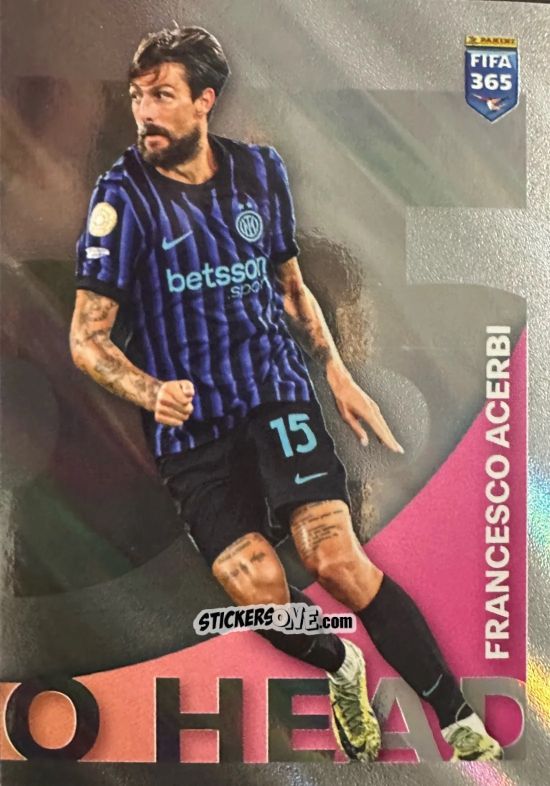 Figurina Francesco Acerbi (Inernazionale Miano) - Fifa 365 2026 n. 368 - Panini